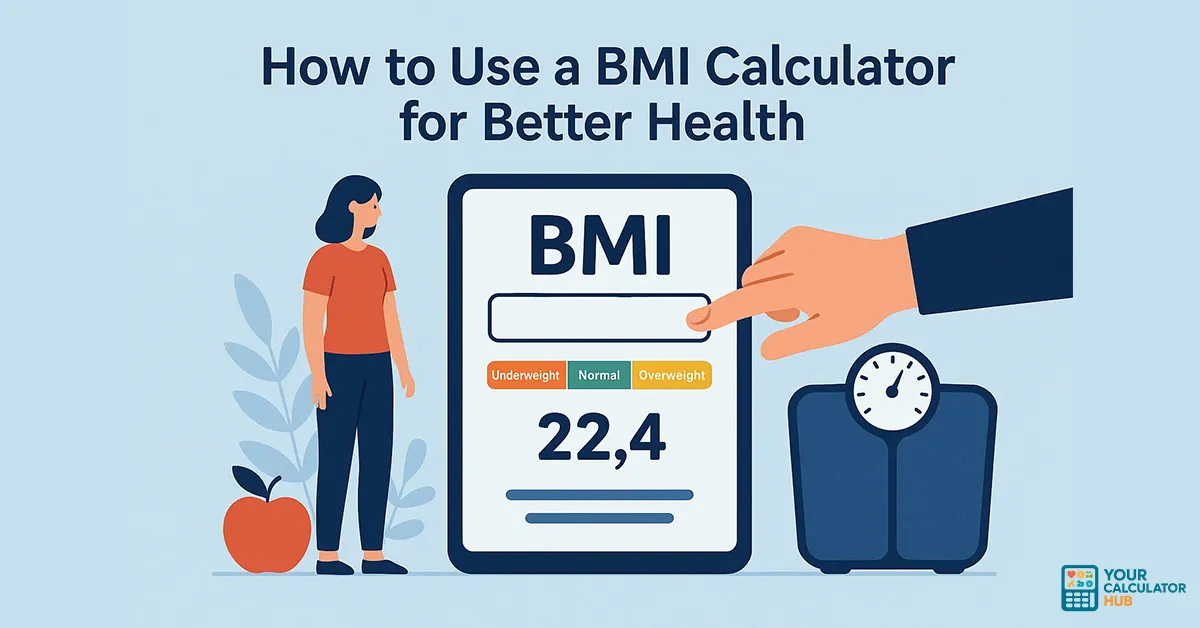BMI Calculator showing normal weight range for better health and fitness