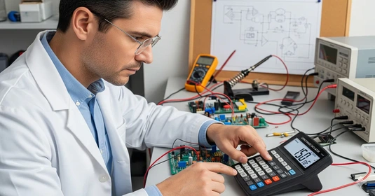 Capacitance Calculator step by step with formula C = Q/V