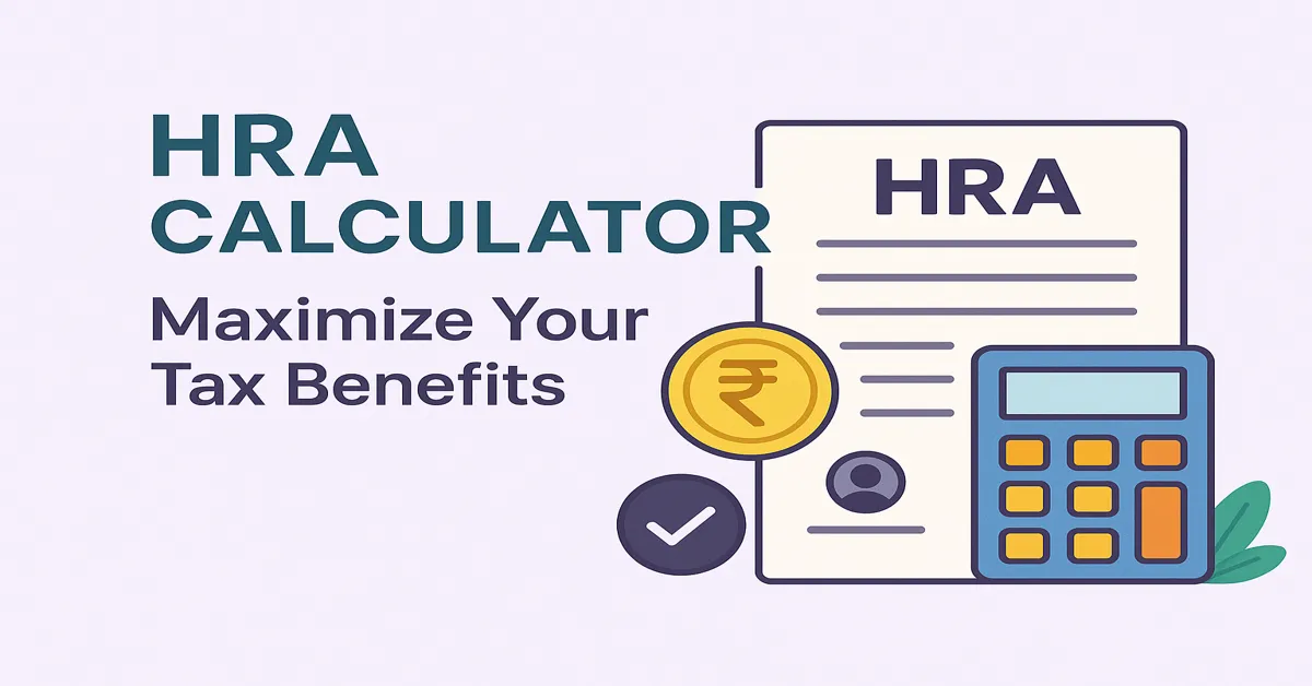 HRA Calculator – Maximize Your Tax Benefits Online