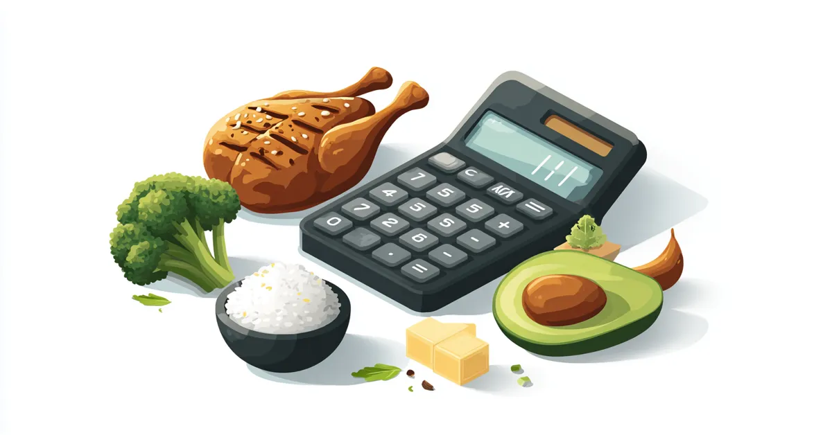 Macros Calculator for Weight Loss with protein, carbs, and fats balance