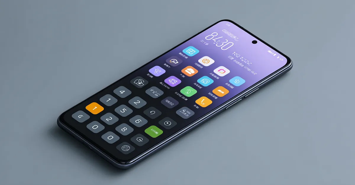 Xiaomi phone models compared with calculator showing RAM, camera, and battery details.