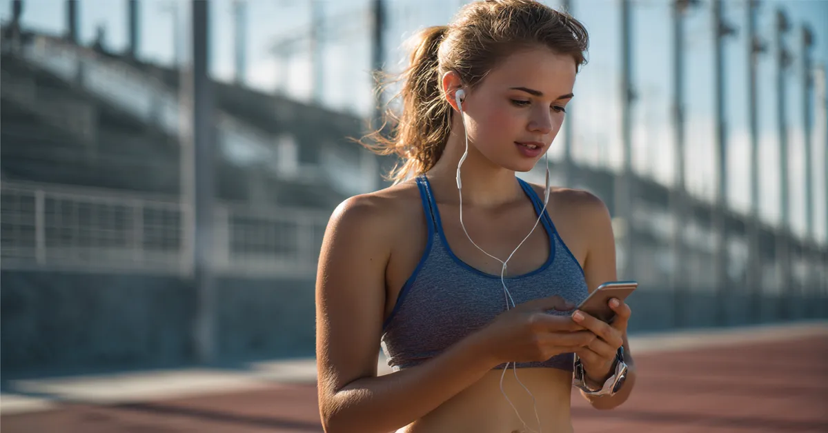 Runner tracking calories with Running Calorie Burn Calculator