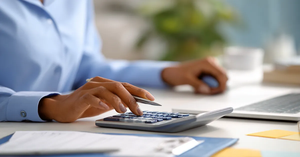 Example of debt consolidation calculator results comparing loans.