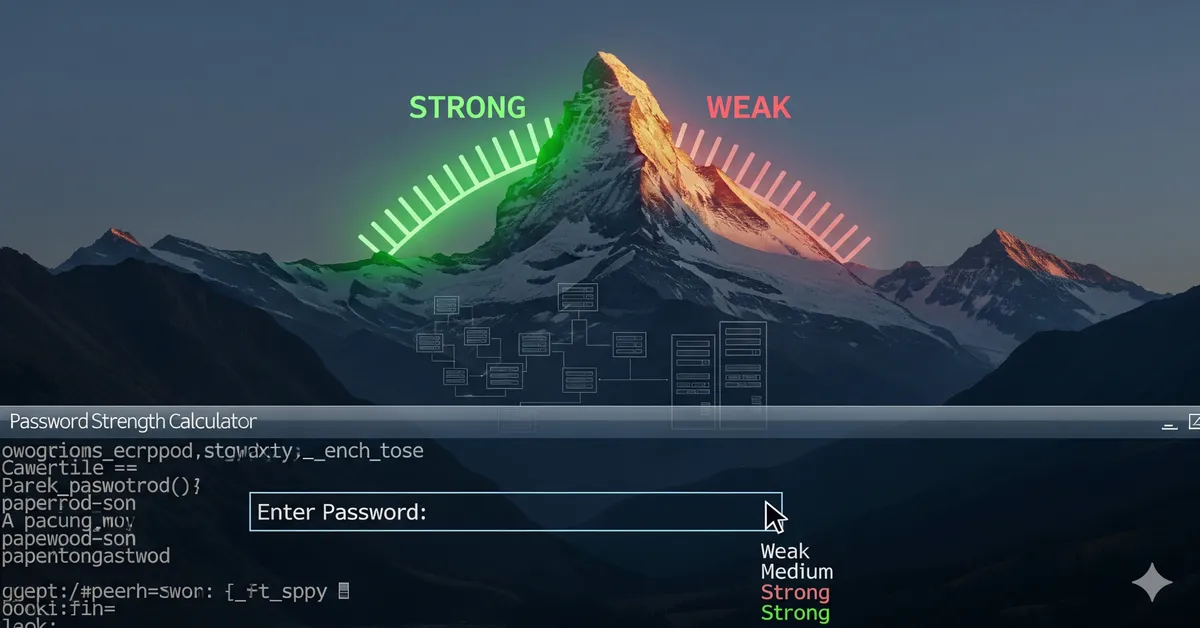 Password Strength Calculator tool for online security
