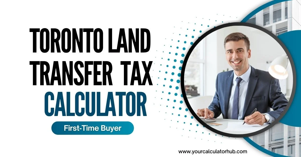 Toronto land transfer tax calculator for first-time buyers