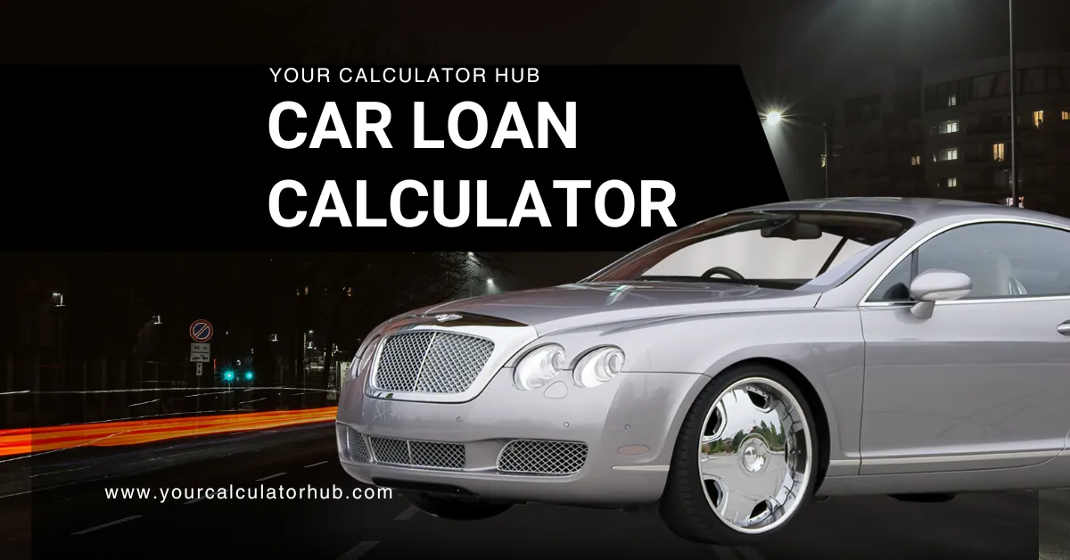 Car loan EMI calculator to estimate monthly payments, interest costs, and loan repayment plan.