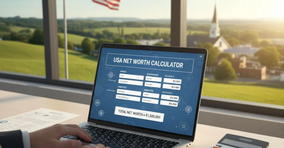 USA Net Worth Calculator Template – Track Assets and Liabilities Online