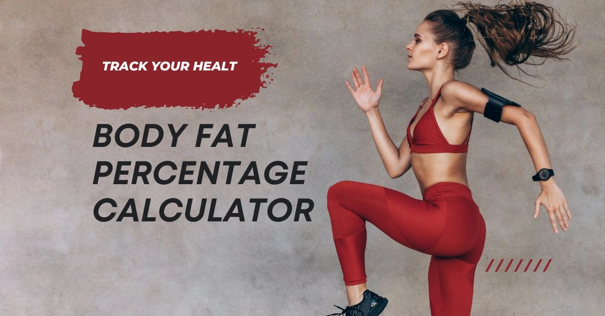 Illustration showing how the Body Fat Percentage Calculator helps track health and body composition for fitness goals.