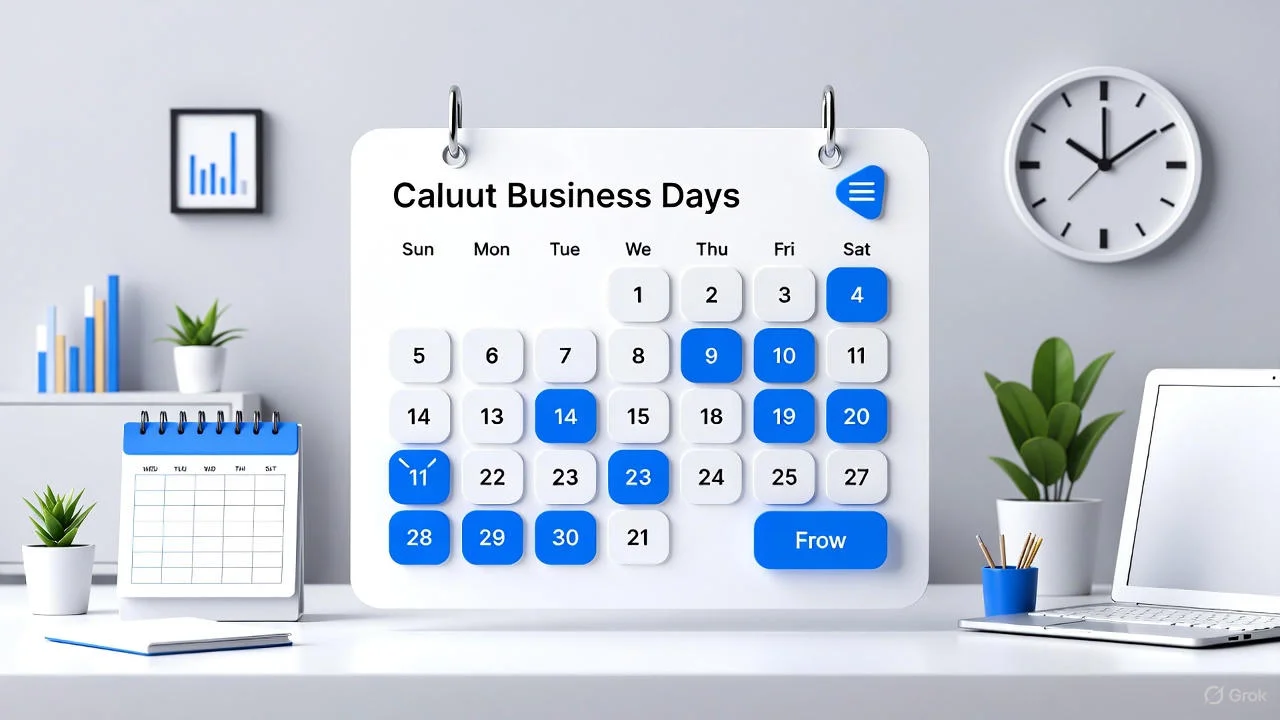 Business Days Calculator Excluding US Holidays 2025