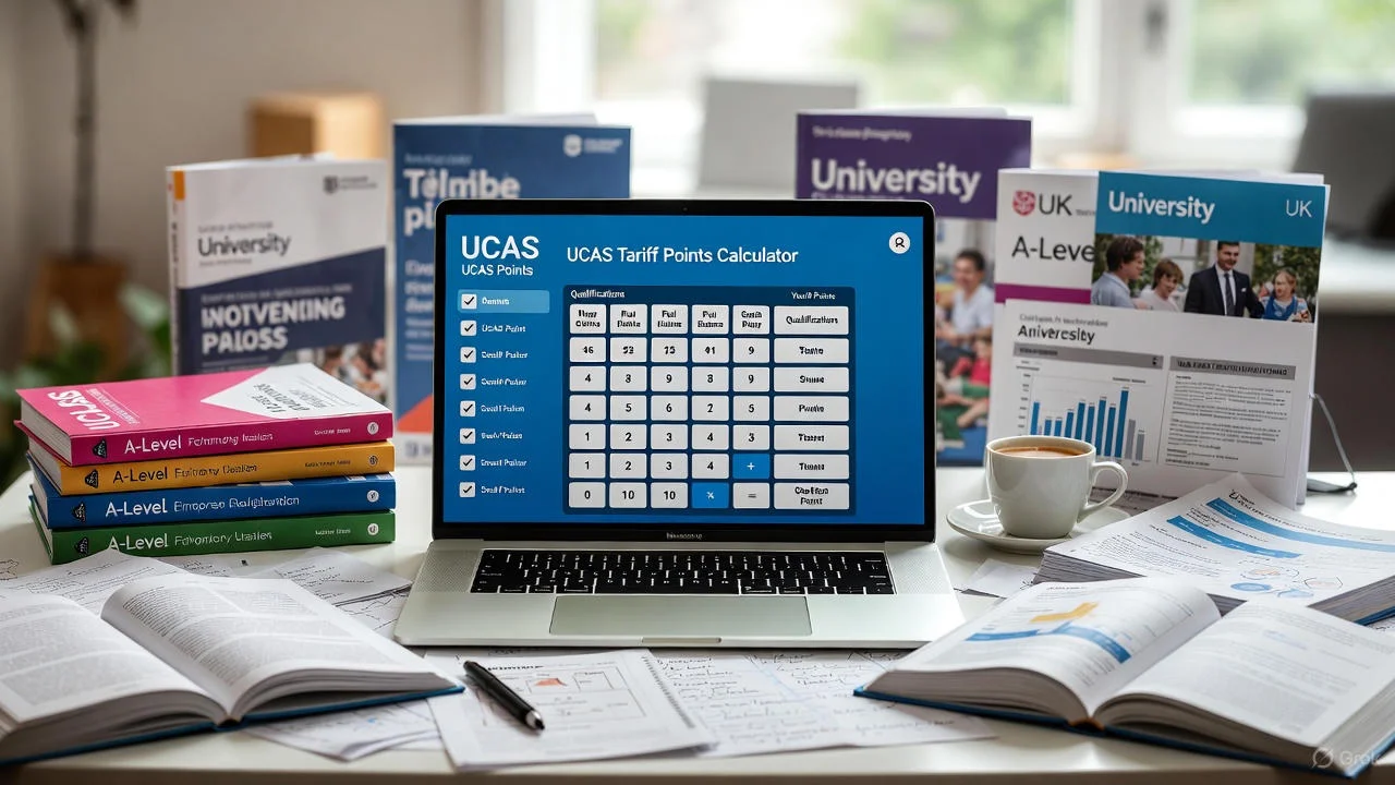 UCAS Tariff Points Calculator for A‑level to UCAS points