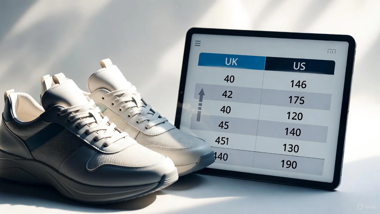 UK to US Shoe Size Converter Chart