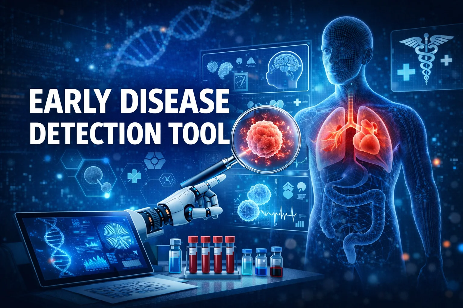Early disease detection tool using AI technology to identify health risks early