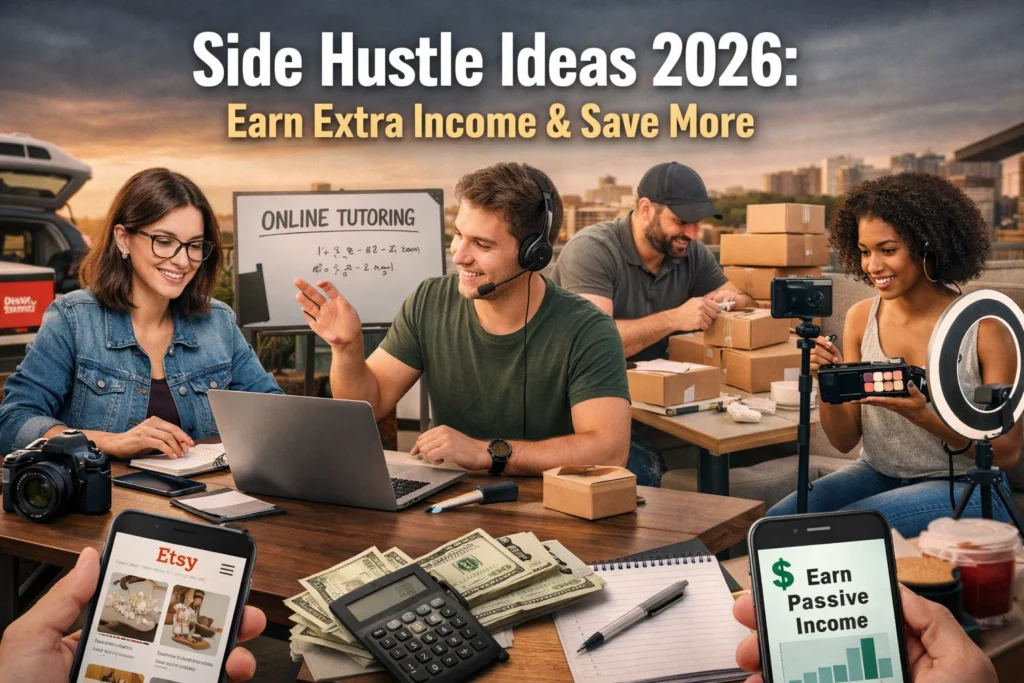Side hustle ideas 2026 to earn extra income and boost savings