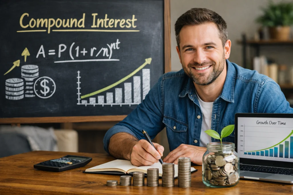 calculate compound interest formula with real examples